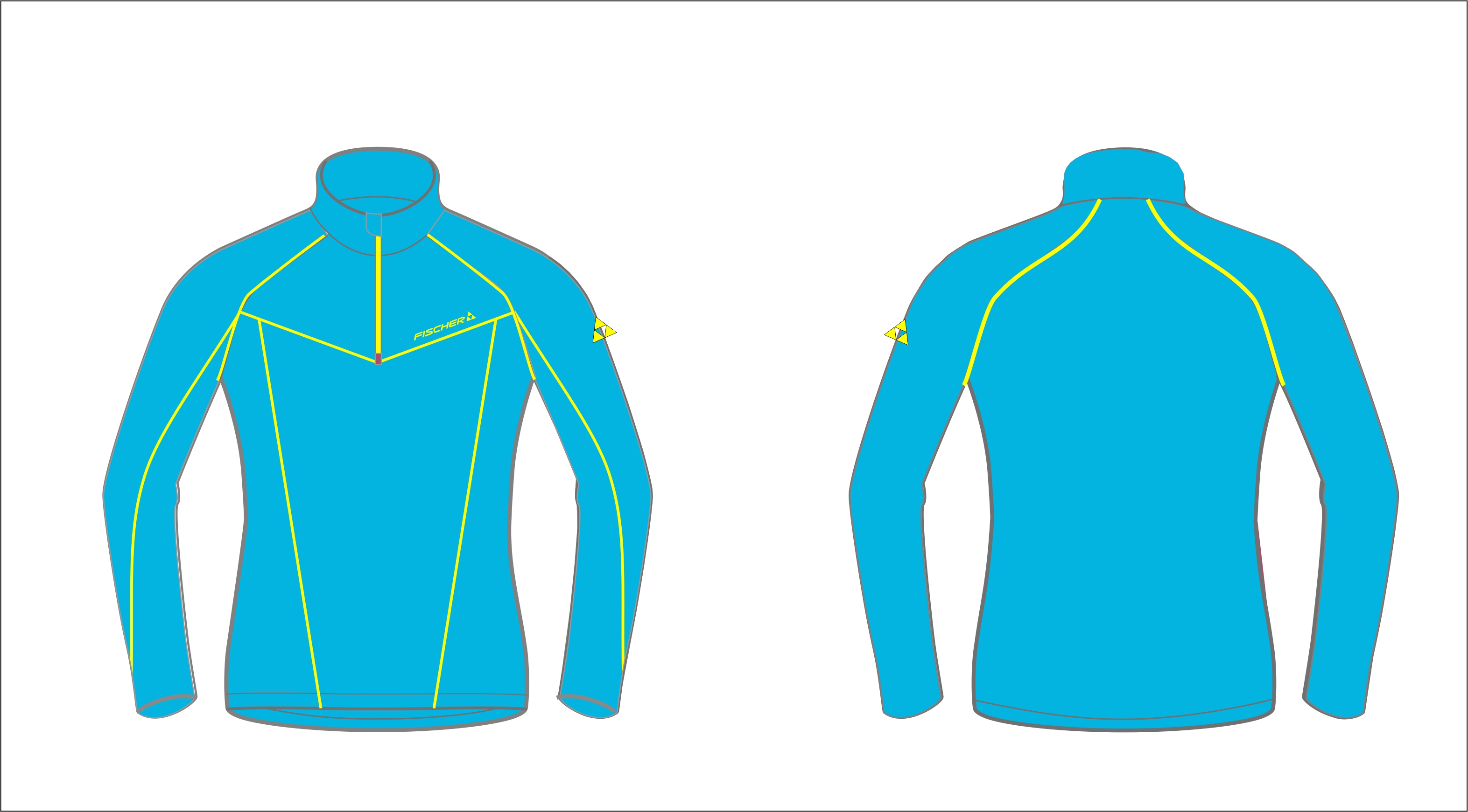 Джемпер FISCHER Winter W Бирюзовый (24/25)